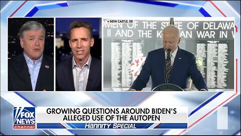 GROWING QUESTIONS AROUND BIDEN'S ALLEGED USE OF THE AUTOPEN