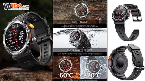 ⌚ Rugged Smartwatch for Extreme Adventures 🔥