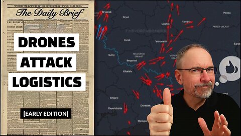 GOOD NEWS: Ukrainian Drone Strikes Smash Russian Logistics