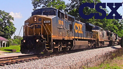 Railfanning in Verona KY Feat. CSX L411 with a CSX Dash 9 and 2 Dash 8's