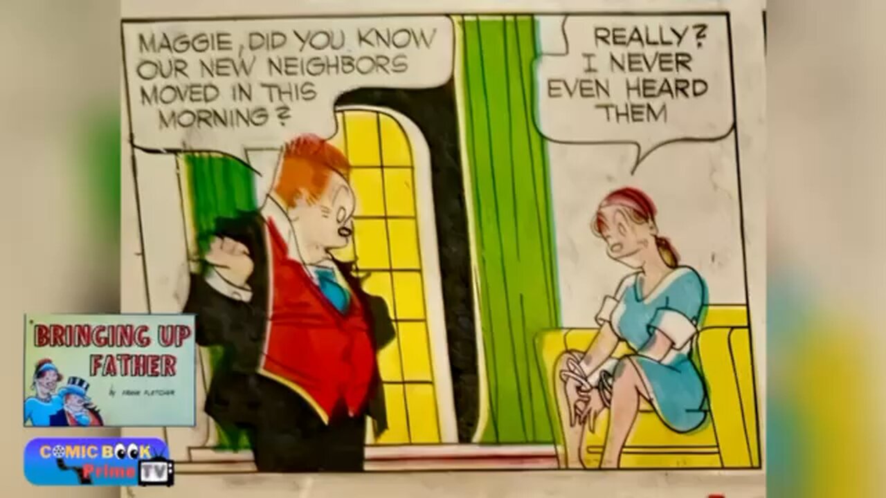 The new neighbor, Bringing up father by George McManus Jiggs and Maggie #shortvideo #comics #funny