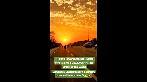 From $100 to $100K: The Uplifting 1,000 Challenge to Transform a Struggling Uber Driver's Life!