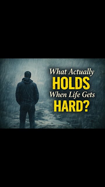 What Actually Holds When Life Gets Hard?