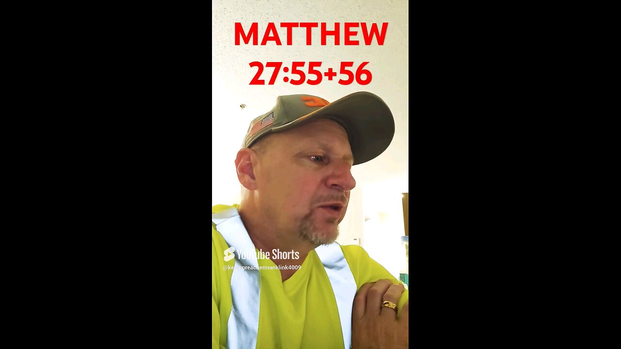 #MATTHEW27:55+56 "THE FAITHFUL LADIES OF CHRIST ! LAST AT THE CROSS !"