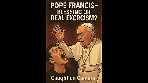 POPE FRANCIS – BLESSING OR EXORCISM
