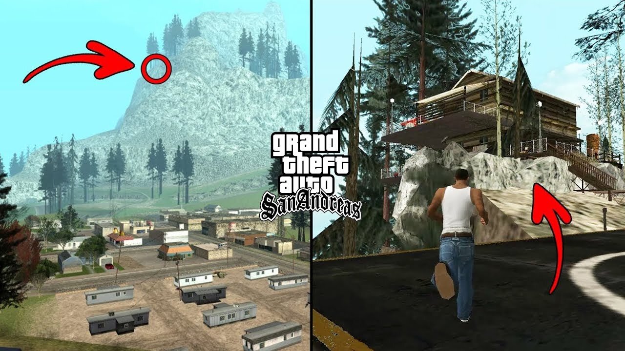Secret House on Mount Chiliad in GTA San Andreas! (Hidden Place)