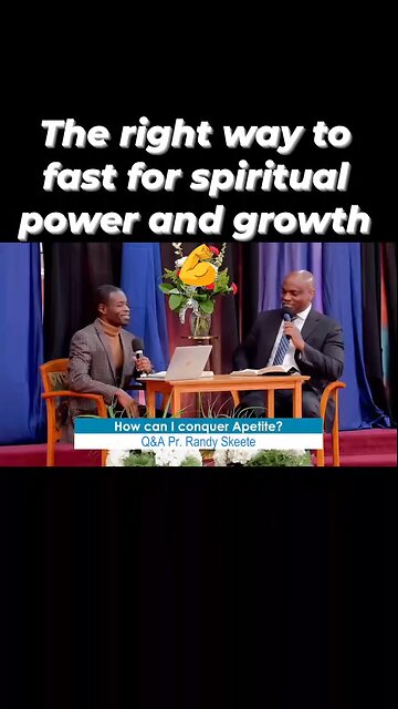 Fasting is an act of self denial for spiritual growth and power #fasting #fastingbenefits