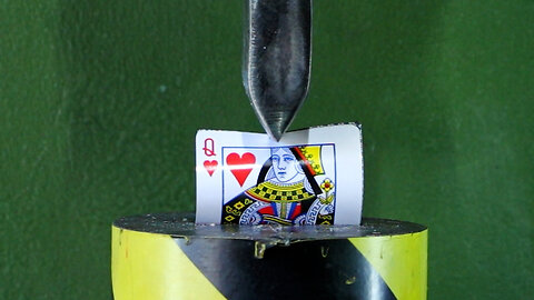 Hydraulic Press Vs Cards