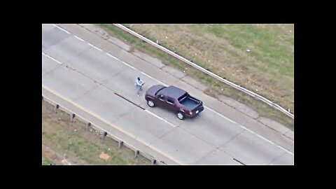 Officer Shoots Armed Suspect After Highway Carjacking Attempts