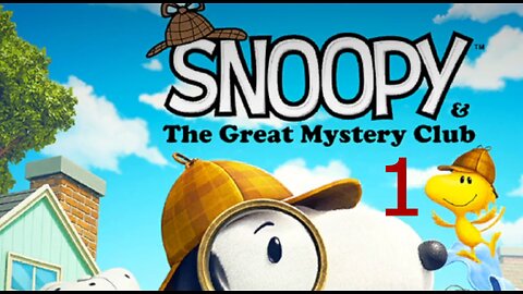 Snoopy & The Great Mystery Club part 1