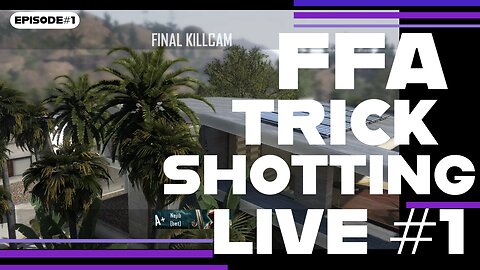 Nejib - FFA TRICKSHOTTING LIVE (CRAZY CROSSMAP) #bo2trickshotting in 2025
