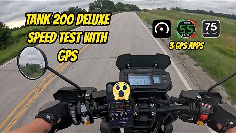 Tank 200 Speed Test With GPS