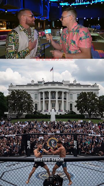 Conor McGregor and Jon Jones — two icons, one stage.