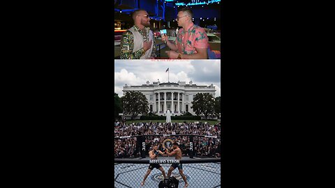 Conor McGregor and Jon Jones — two icons, one stage.