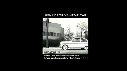 HENRY FORD'S 1941 HEMP CAR
