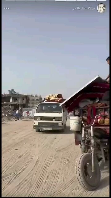 Northern Gazans are moving to the south, in compliance with the IDF instructions.