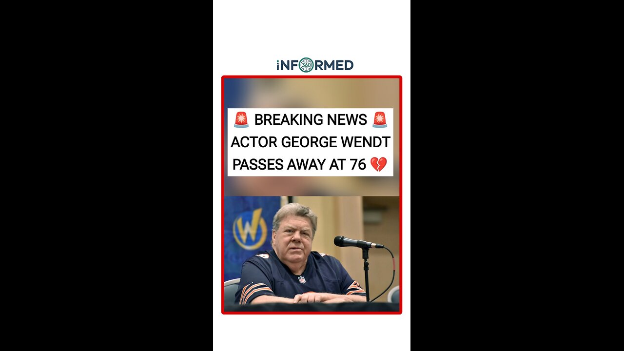 Actor George Wendt Passes Away at 76