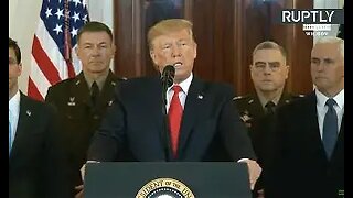 Trump said Saturday that the U.S. military struck three sites in Iran