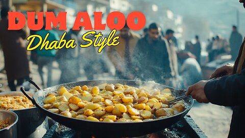 “Street-Style Dum Aloo 🔥 | Potato Curry Insanity from Lasses Kitchen India | Dhaba Style”