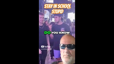 Stay in School Stupid | Oxygen