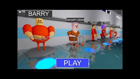 Escaping from a WATER BARRY PRISONER'S PRISON RUN! And BECAME a BARRY PRISONER
