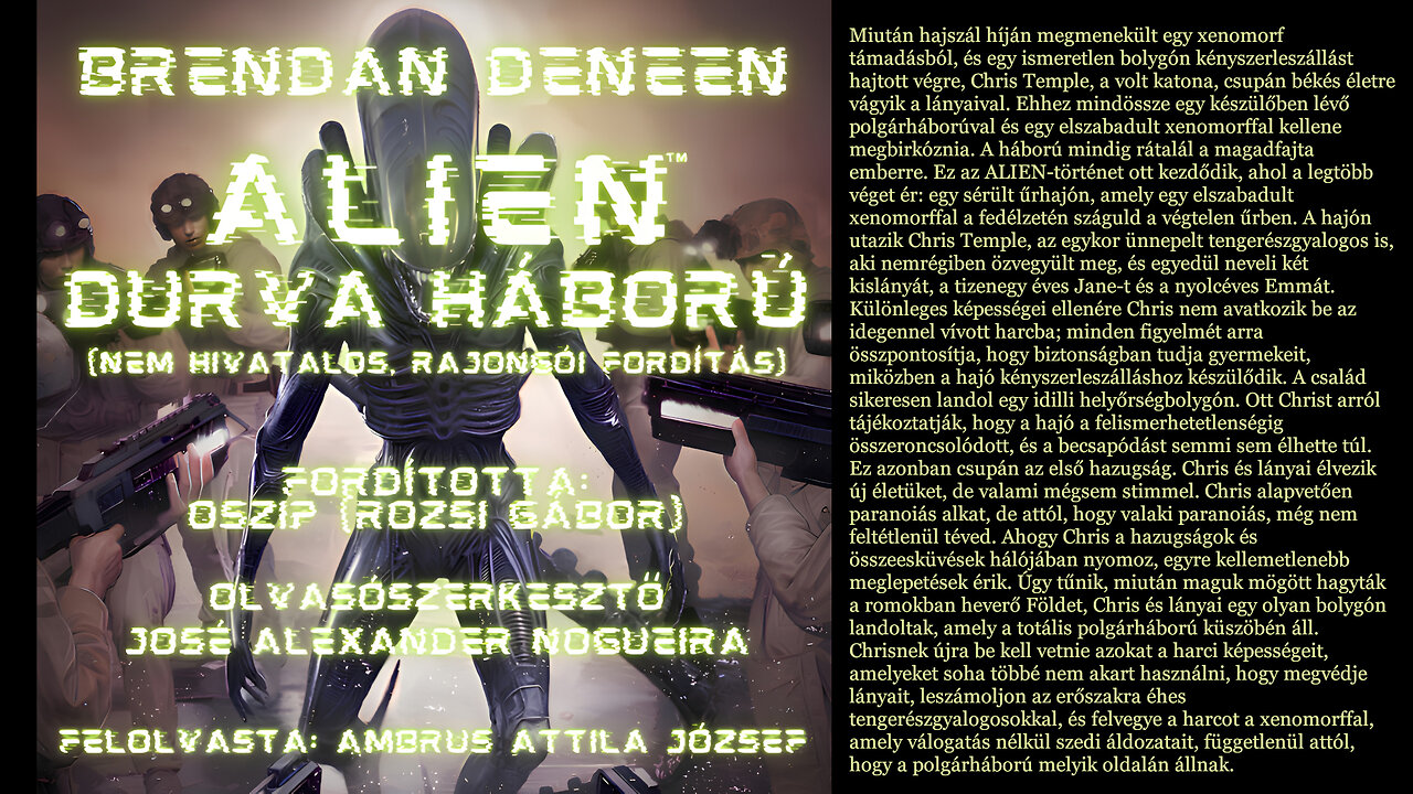 Deneen, Brendan: ALIEN - Durva Háború. Silent Library Pro, Debrecen - Sopron, 2025