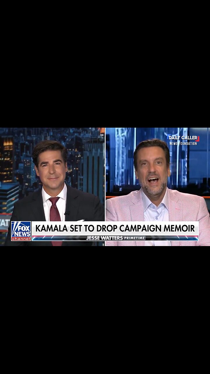 Clay Travis Jokes to Jesse Watters: Ill Make My Kids Read Kamala Harris’ Book as Punishment