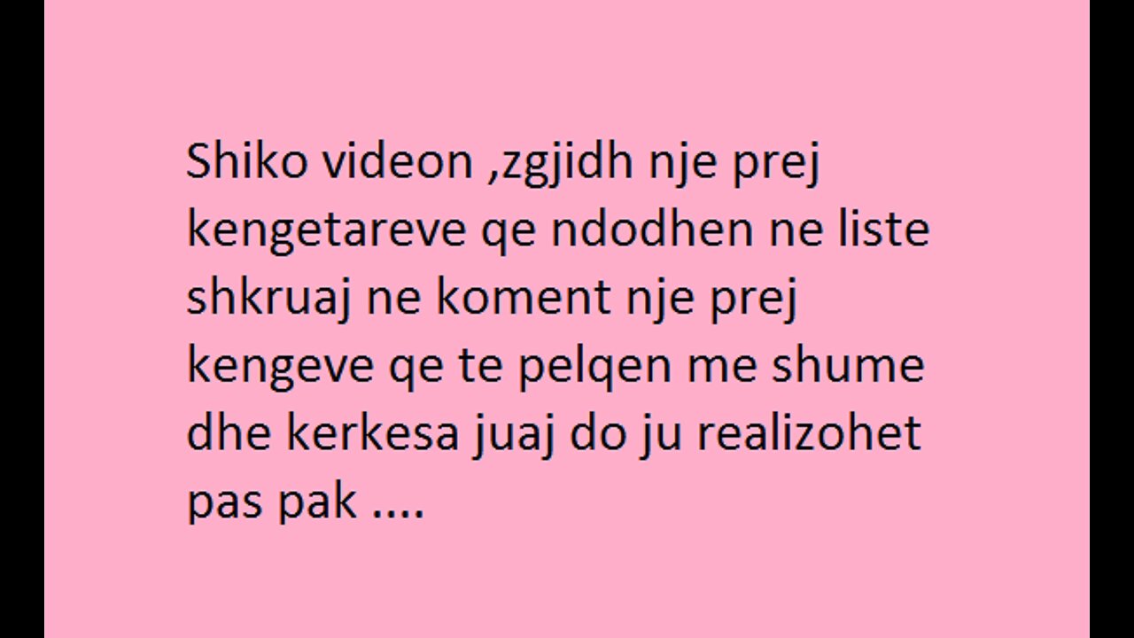 Lista e kengetareve shqiptar