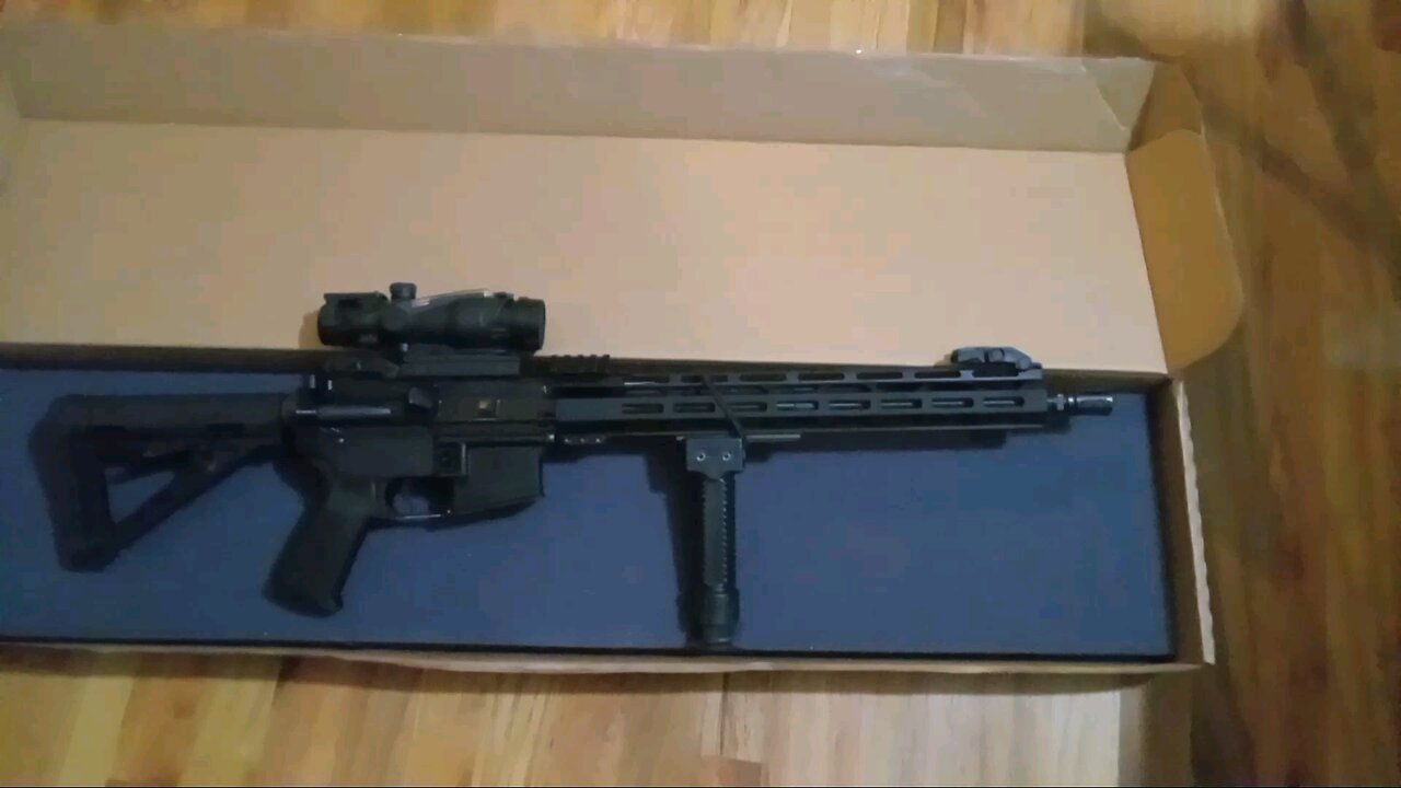 my new DB15 Moe's ar 15 rifle