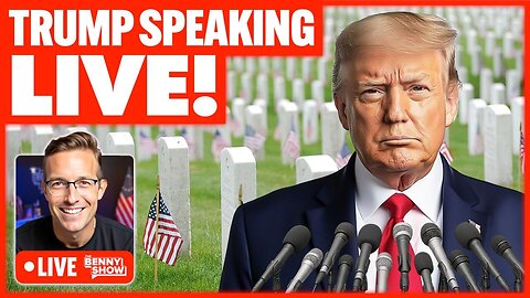 Trump Speaking LIVE Right Now from Arlington National Cemetery in POWERFUL Memorial Day Speech 🇺🇸