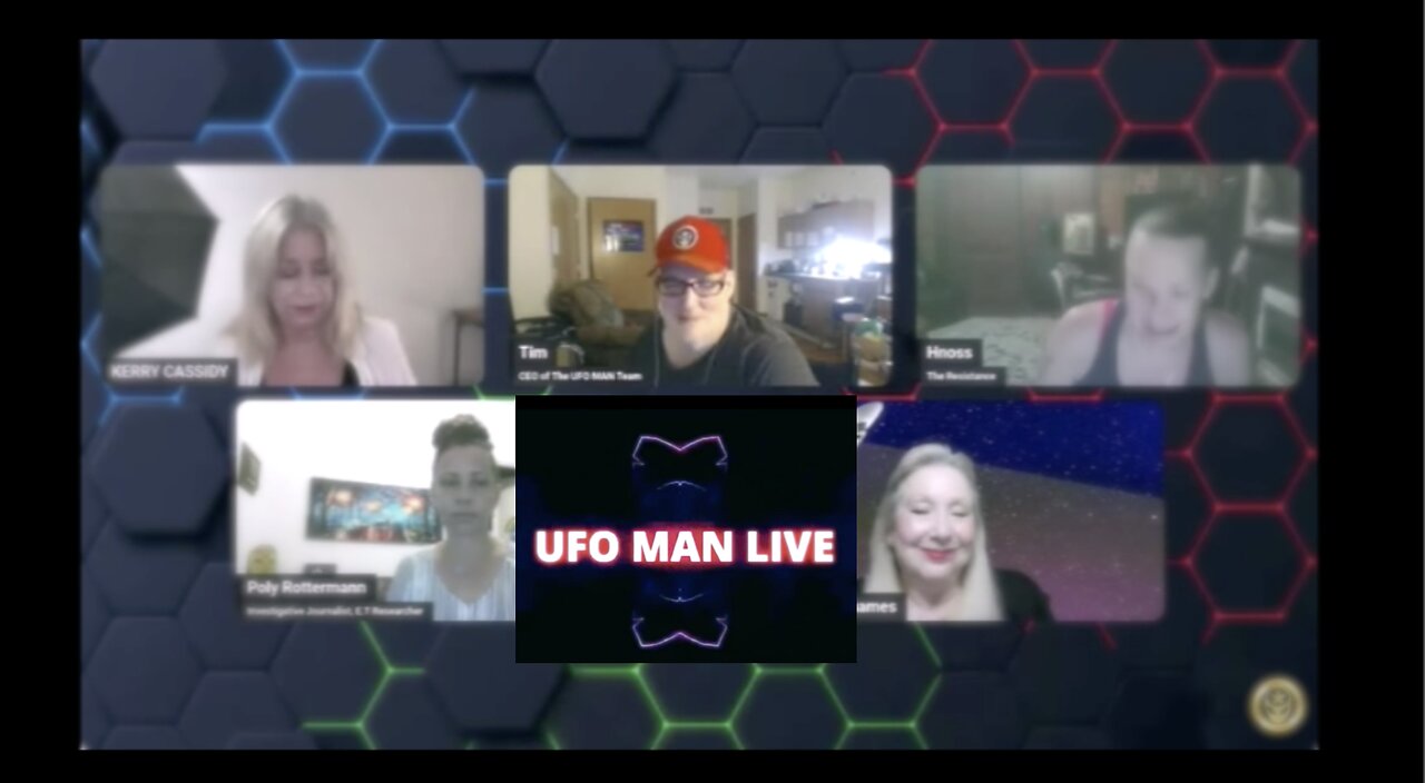 KERRY GUEST ON WITH UFOMAN TEAM