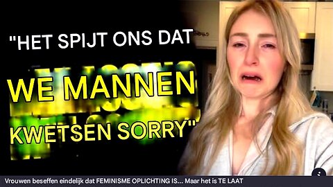Vrouwen beseffen eindelijk dat FEMINISME een OPLICHTING is... Maar het is TE LAAT.
