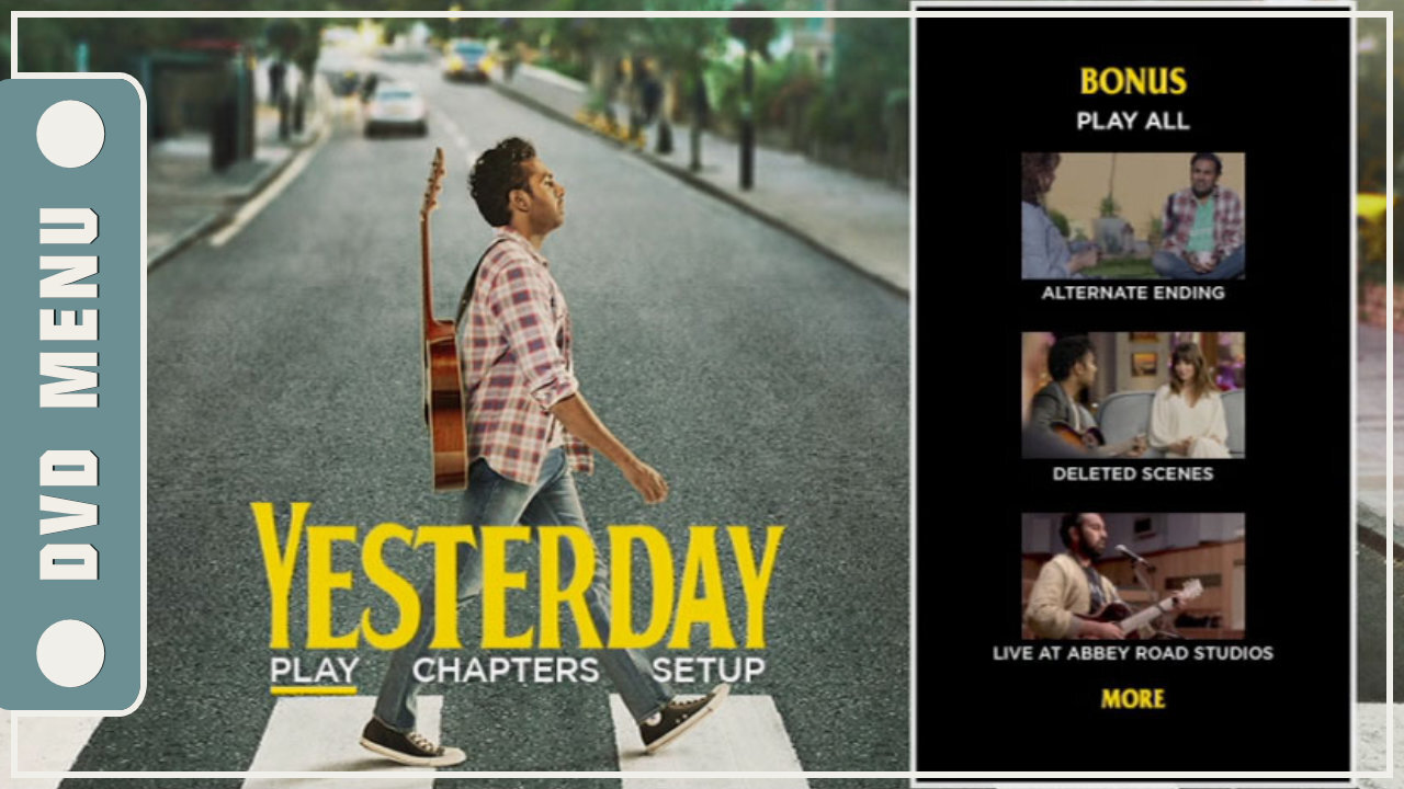 Yesterday - DVD Menu