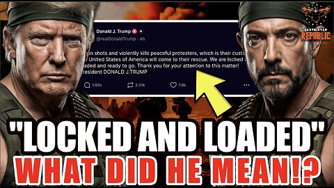 "Locked and Loaded" This Single Trump Overnight Message Puts World into PANIC! What Did He Mean!?