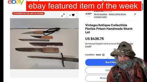 ⚠️EBAY FEATURED ITEM OF THE WEEK - FLORIDA PRISON SHANK LOT - YOU CAN'T MAKE THIS SHIT UP!