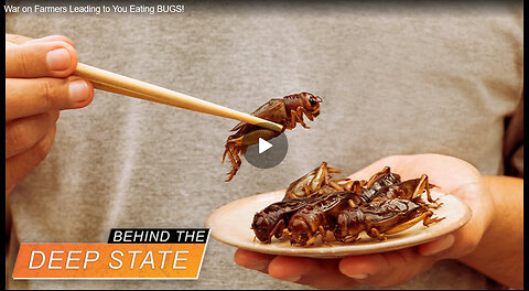 WAR ON FARMERS LEADING YOU TO EAT BUGS!