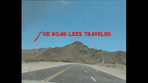The road less traveled.