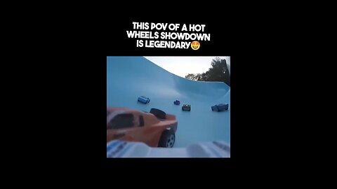 Amazing POV of a Hot Wheels Showdown...🤩