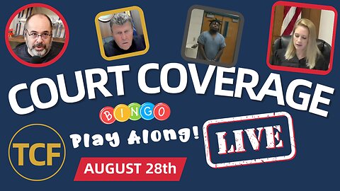 Court TV Coverage: Live Court Hearings - Aug 28 (The Courtroom Files)