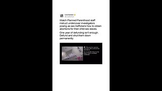 WATCH- Planned Parenthood coaches undercover reporters in human trafficking
