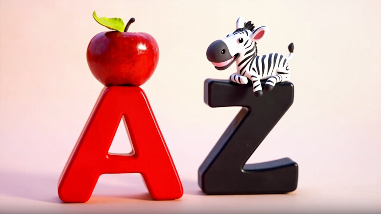 A for Apple to 🦓 Z for Zebra | 3D Disney-Style Alphabet Adventure for Kids!
