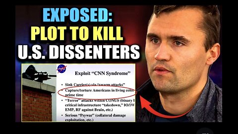 * Leaked Gov't Files Expose Mossad Plot To Assassinate Charlie Kirk In 2025