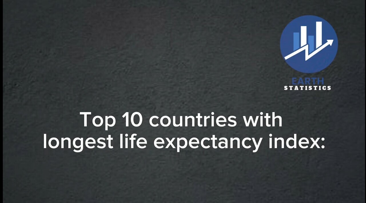 Top 10 countries with longest life expectancy index...