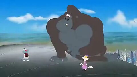 Oggy Vs Goril In Hindi 😀