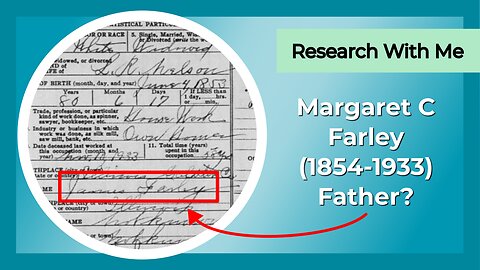 Research with me: Margaret C. Farley (1854)