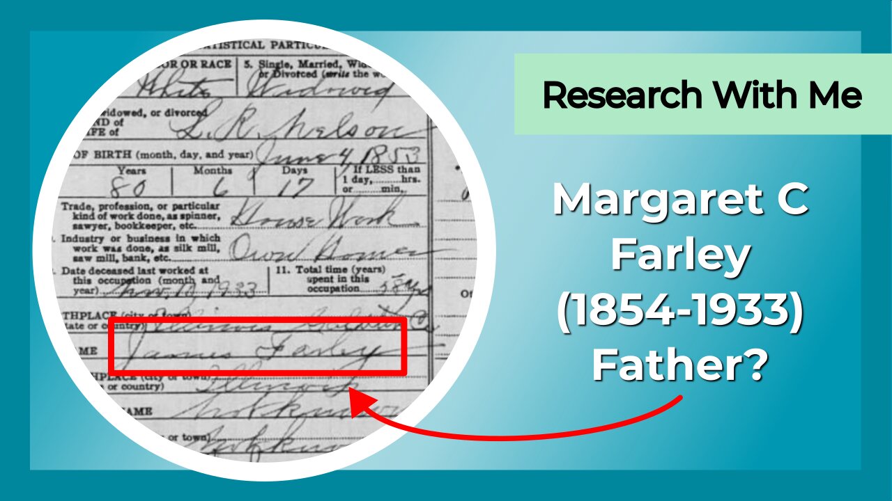 Research with me: Margaret C. Farley (1854)