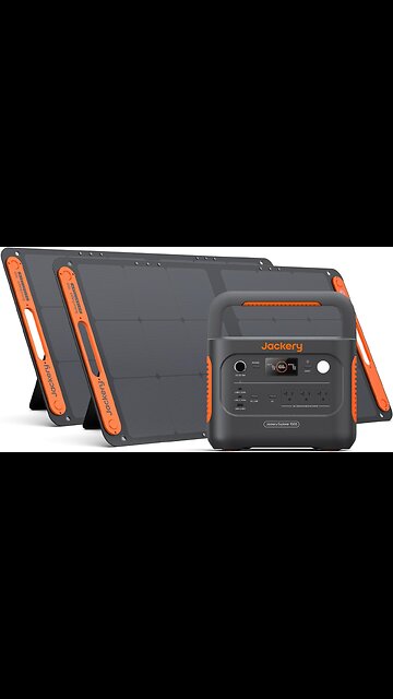 Jackery Solar Generator 1000 v2 with 2x100W Solar Panel