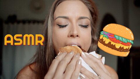 ASMR Gina Carla 🍔 Eating Burgers! Mukbang