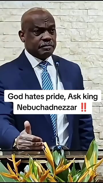 God hates pride!