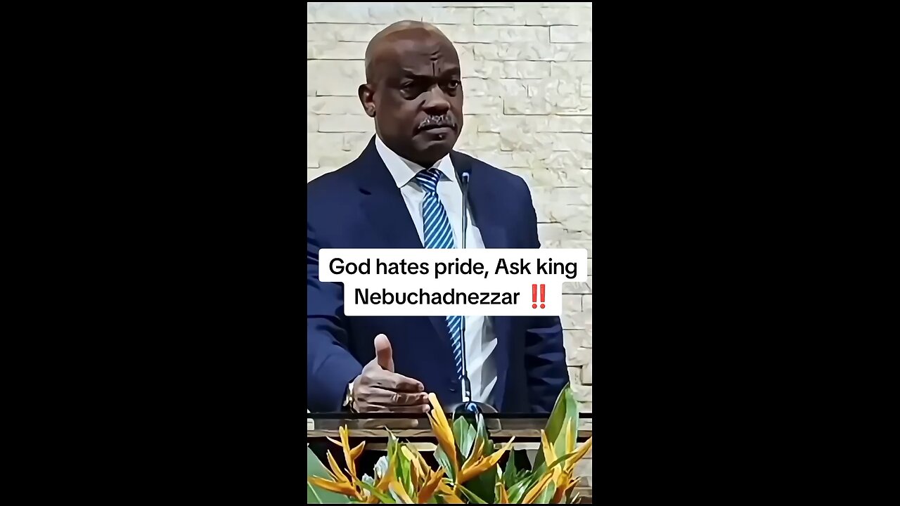 God hates pride!